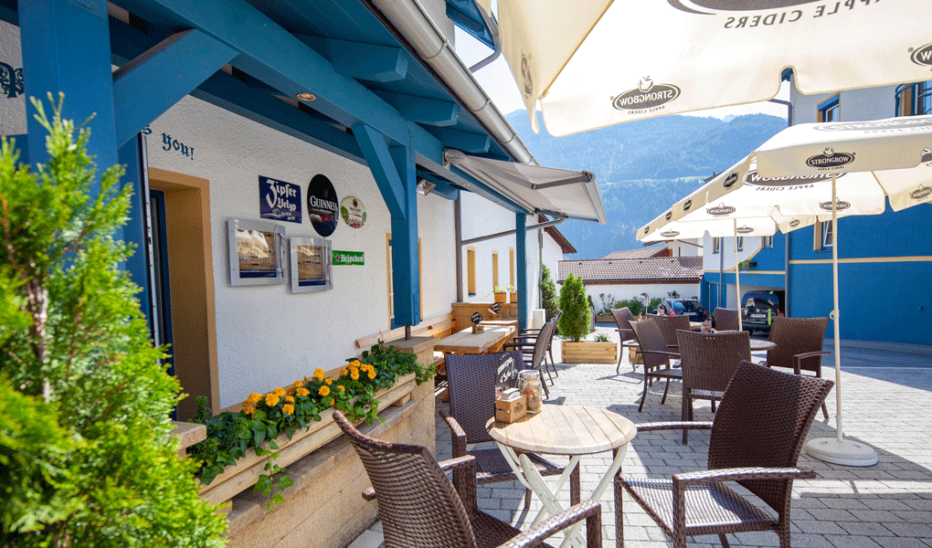 Terrassenbereich direkt beim Haus